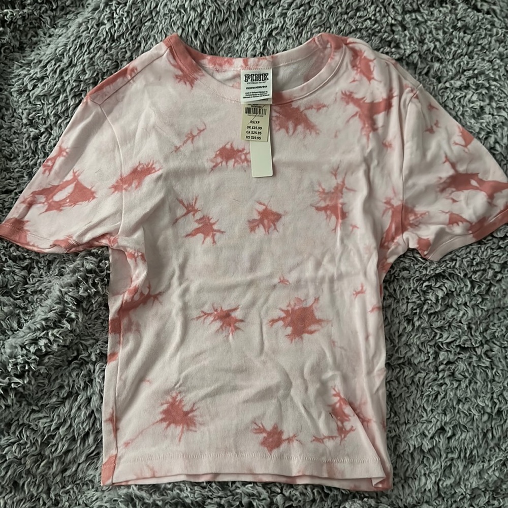 Pink Tie Dye Top